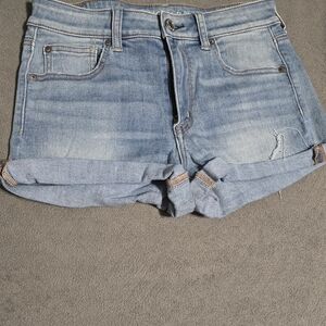 American Eagle Outfitters Light Blue Jean Shorts